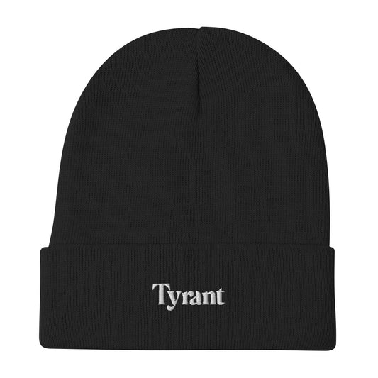 Embroidered Tyrant Beanie